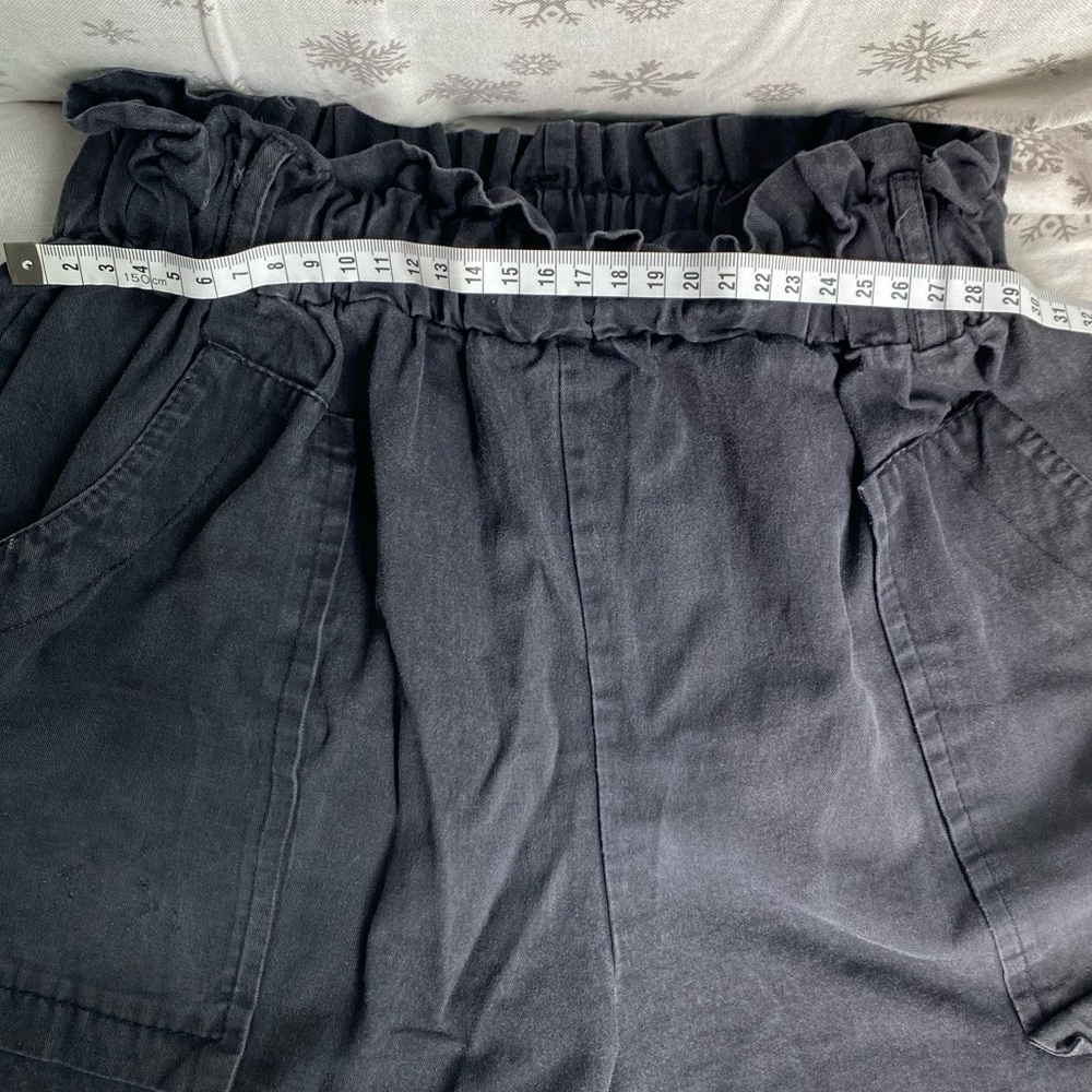 Black high waisted shorts